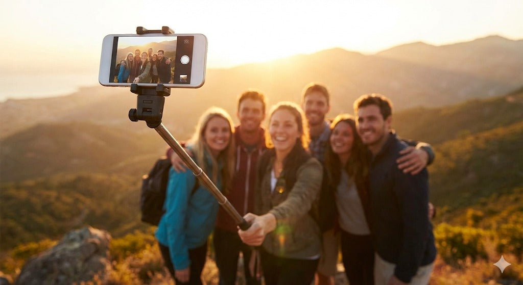 Perche Selfie Télescopique Grande Portée – Idéale Voyage & Photos de Groupe