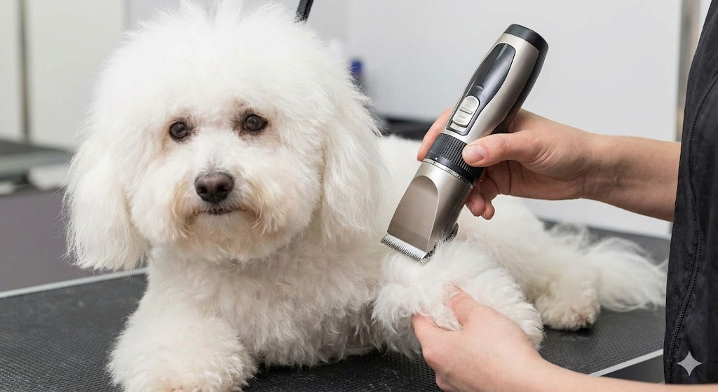 Kit de Toilettage Premium Tout-en-Un – Tondeuse Sans Fil, Sabots & Socle de Charge