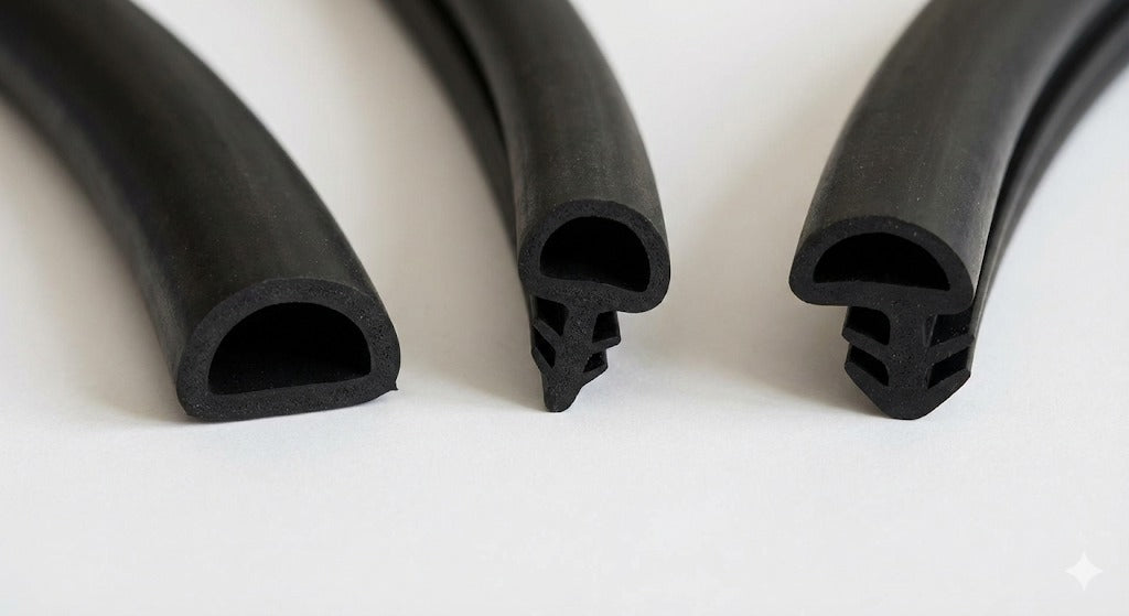 Joint d'Étanchéité Professionnel en Caoutchouc EPDM – Profils Multiples (D, P, E)